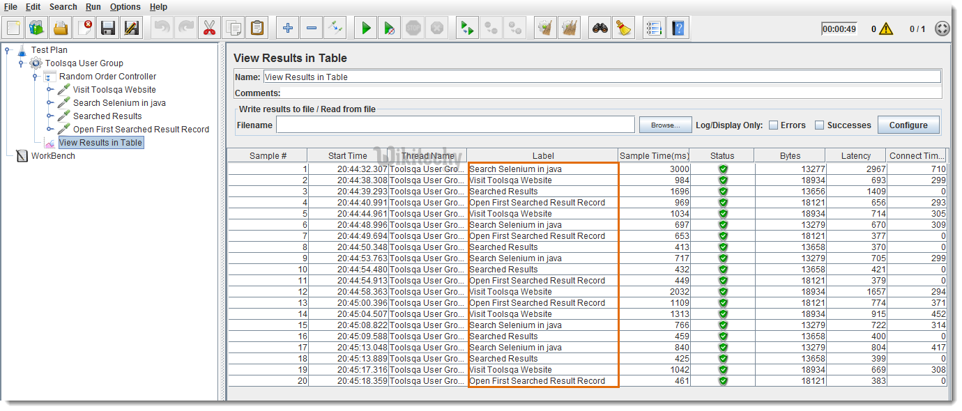  process of random order controller